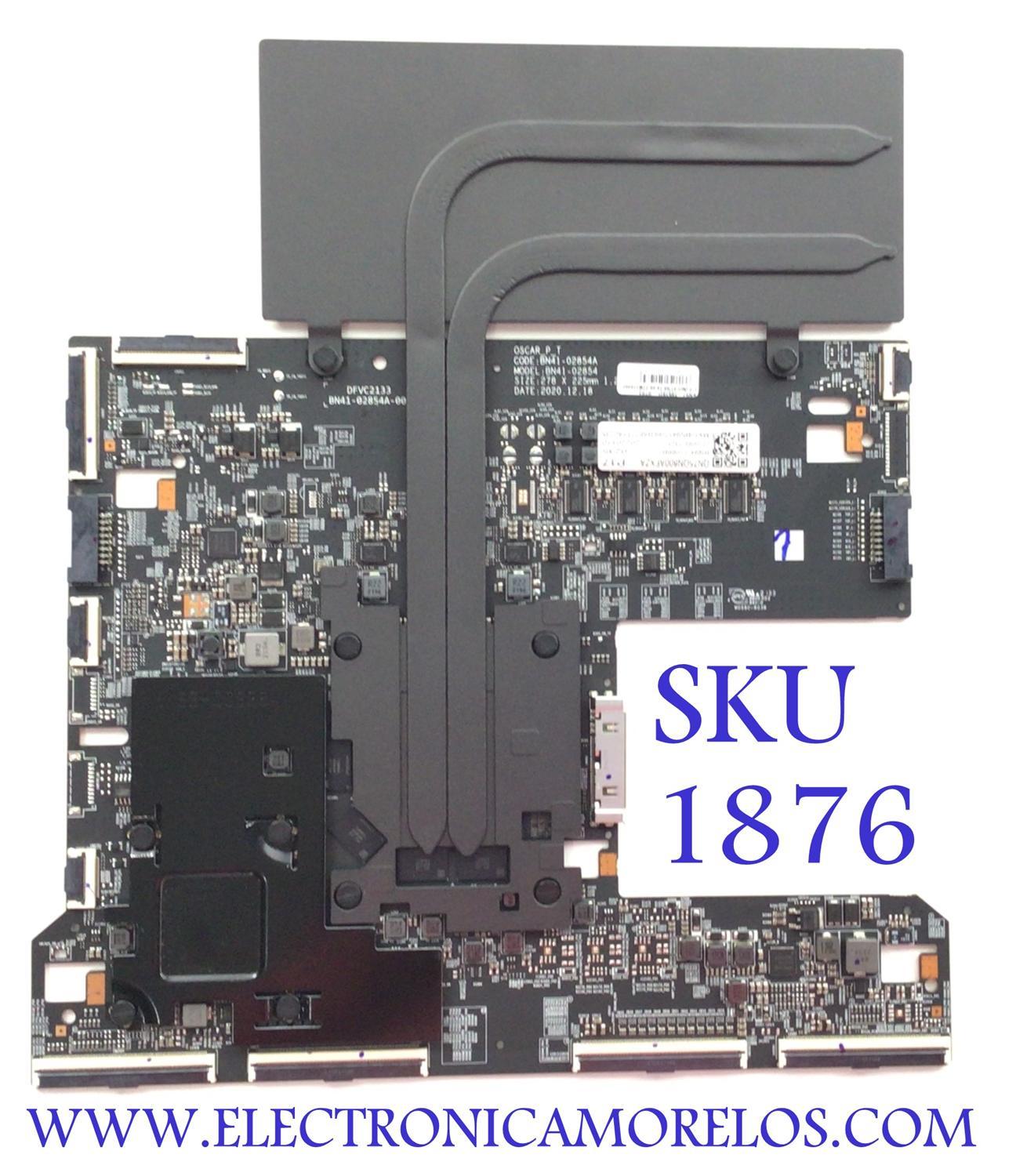 MAIN PARA TV SAMSUNG NEO QLED 8K SMART TV / NUMERO DE PARTE BN94-17066B / BN41-02854A / BN97-18916D / DFVC2133 / BN41-02854A-000 / BN9417066B / DISPLAY T750MVR02.2 / BN96-52439A / PANEL CY-TA075JLAV1H / MODELO QN75QN800 / QN75QN800AFXZA